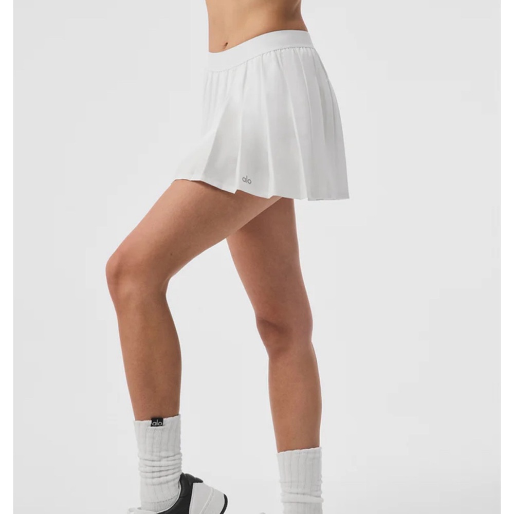 All tennis skort. White, size XS